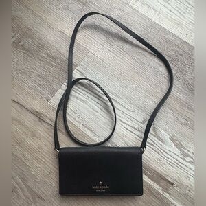 Kate Spade Black Leather Crossbody Bag
